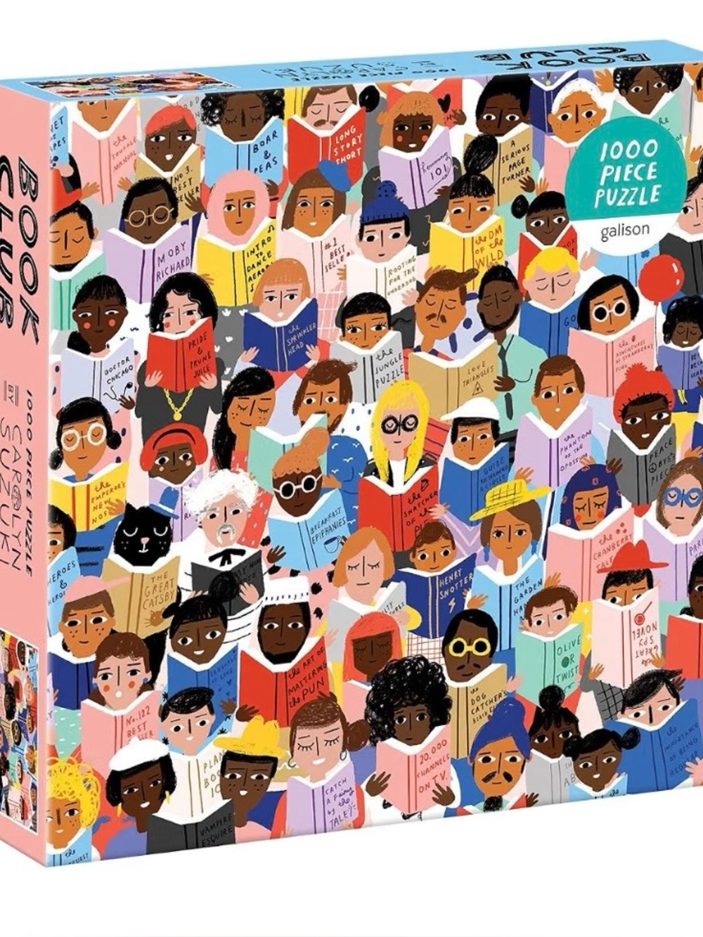 Galison 1000-Piece Multicolor Kids Puzzle - Book Club
